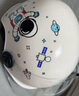 SMART4U儿童头盔3C认证四季通用 电动车摩托车卡通安全帽 防风透气男女童KH1星航白 实拍图