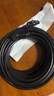 绿联六类屏蔽网线 CAT6类千兆网络连接线 工程家用电脑宽带8芯双绞抗干扰成品跳线 黑10米55176 实拍图