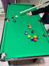 活石儿童台球桌玩具迷你小型室内家用折叠式桌球6-12岁生日新年礼物 97CM高脚可折叠【国标E1】桌面免安装 3-7-8-11-14岁男孩超大号桌球台 实拍图