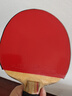 红双喜DHS 新PF4-50 小狂飙3乒乓球拍胶皮 反胶套胶 红色 厚 实拍图