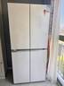 西门子（SIEMENS）550升博纳臻鲜十字门对开四门冰箱铂金抗菌净味一级能效变温储鲜大容量冰箱金属白色KC550281EC 实拍图