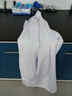 型彬白大褂长袖护士服医生大码加肥男女学生化学实验服加厚纯棉白大衣 纯棉松紧袖口 4XL 190XXXXL 实拍图