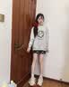 ZHR厚底老爹鞋女夏季内增高网洞透气女鞋百搭休闲鞋女KS55E 米红  37 实拍图