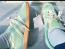 adidas「T头鞋」STADT经典时尚薄底运动板鞋男女阿迪达斯三叶草   绿色/乳白色/树脂黄(女生买小半码)   36 实拍图