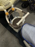 雅迪（yadea）电动车摩登光芒儿童座椅前置通配型宝宝椅安全避震电瓶车儿童座椅包围款-米白色 前置 捆绑式 8个月-3岁 米白色 实拍图