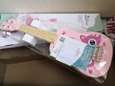 NEW CLASSIC TOYS儿童尤克里里玩具初学吉他可弹奏早教音乐启蒙乐器男女孩生日礼物 粉色猫咪-21寸木质尤克里里 荷兰品牌 3-6岁益智玩具 春节新年礼物 实拍图