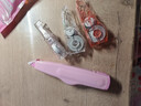 普乐士PLUS MR修正带48M大容量学生用涂改带可换替芯款改正带智能滚轮修正贴实惠装粉色 2本体+6替芯 实拍图