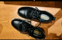回力皮鞋男士牛皮可选商务正装男鞋增高德比鞋子男款耐磨 黑色 41 实拍图