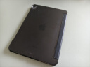 毕亚兹适用2025/24款M3芯片iPad Air7/6保护套 苹果平板电脑11英寸保护壳 三折支架硬后壳 PB507-金刚黑 实拍图
