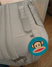 大嘴猴（Paul Frank）超大容量行李箱女拉链密码拉杆箱网红男轻音万向轮旅行箱学生皮箱 乳白色/加大加宽/抑菌款 24英寸 实拍图