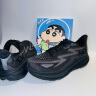 HOKA ONE ONE男款夏季克利夫顿 9跑步鞋CLIFTON 9轻量透气缓震 黑色/黑色-宽版 42.5 实拍图