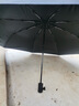 【已售100万】手动UV折叠黑胶防晒防紫外线遮阳晴雨两用伞 【自动款8骨】黑色UV 实拍图
