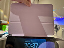 亿色（ESR）适用iPad Air7/6保护套air11/10.9英寸Air5/4保护壳2025新M3磁吸双面夹苹果平板18版pro轻薄紫 实拍图