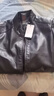 皮尔卡丹100%真皮皮衣男秋冬2026新款海宁头层牛皮正品男装皮夹克外套男款 2101-7黑色黑色立领 L 实拍图