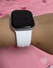 BHO【运动硅胶】适用苹果手表表带apple iwatch s12/s11表带s10/9/8/7运动硅胶SE3/2/Ultra3/4男女款 运动硅胶【白色】 【44/45/46/49mm表盘通用】标准 实拍图