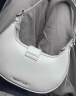 CHARLES&KEITH三角扣新月包腋下包单肩包包女包女友生日母亲节礼物CK2-50271205 粉白色Chalk S 实拍图