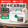 可孚 医药箱家用急救箱家用收纳盒学生宿舍车载家庭小药箱 中号空箱 实拍图