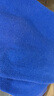 立蒙（LIMENG）男女装素色180g全棉短袖t恤圆领宽松体恤打底衫 宝蓝 2XL 实拍图