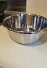 维艾（Newair）加厚不锈钢盆子家用饭盆厨房烘焙打蛋盆和面盆汤盆洗菜盆 实拍图