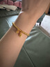 周六福古法黄金手链两世欢手链手串生日礼物计价A198922约11.53g16cm 实拍图
