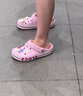 卡骆驰crocs洞洞鞋贝雅卡骆班轻便耐磨一脚蹬休闲鞋|205089 芭蕾粉/糖果粉-6TG 39 (240mm) 实拍图