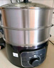 美的（Midea）电蒸锅 炖蒸煮一体多功能锅电煮锅分体式电锅 电火锅电热锅3层大容量加厚不锈钢蒸笼 上蒸下煮 14.5L 【1800W猛火速蒸】ZGE2866 实拍图