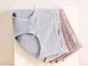 彩田内裤女棉中腰4条装新疆长绒棉女生大码纯色简约透气抑菌裆三角裤 加长裆高腰E 水蓝+浅杏+云紫+嫩黄 4条 L 165/95适合100-115斤左右 实拍图