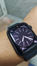 闪魔 适用苹果手表膜apple iwatch S9/S10保护膜ultra钢化膜S8/7/6/5/4/SE全屏高清抗指纹无气泡贴膜 S9/8/7【45mm】3片*曲面全屏软膜 实拍图