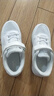 鸿星尔克（ERKE）童鞋男女大小童白色滑板鞋儿童网孔透气运动鞋75122201141正白36 实拍图
