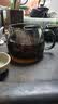 企鹅泡茶壶耐热玻璃煮茶壶泡茶杯茶水分离烧水壶过滤壶茶具套装 企鹅壶灰色【耐热防爆】500ml 实拍图