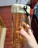 特百惠（Tupperware）茶韵500ML塑料杯男女士学生夏季运动水杯子户外便携大容量 奶茶棕 实拍图
