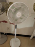 美的（Midea）【幸运草安睡风扇1S】一级能效直流变频声控电风扇家用遥控卧室静音落地扇台式桌面抗菌大风力电扇 实拍图