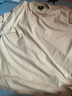 H&M男装女装T恤秋冬透气圆领短袖运动上衣短袖内搭打底衫0685816 浅米色 L 175/108 实拍图