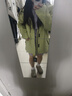 骆驼（CAMEL）三防冲锋衣户外登山服防风防水防污三合一运动外套 AD12263514X,青果绿,男女 抓绒 M 实拍图