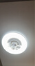 美的（Midea）吊扇灯风扇灯一体36瓦餐厅客厅卧室led吊灯遥控三色摇头扇熟睡风 实拍图