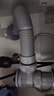 海立洗手盆下水管套装防臭神器卫生间台面池浴室柜ABS86cm墙排T02 实拍图