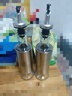 康巴赫玻璃油壶防漏油罐按压式装油瓶子酱油醋壶调料瓶 300毫升2支装 实拍图