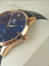 欧利时（OLEVS）瑞士认证手表男全自动机械表进口机芯夜光男士品牌手表礼物送男友 玫蓝皮表-进口机芯 终身质保 实拍图