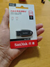 闪迪（SanDisk）128GB USB3.2 U盘 CZ550黑色 读速100MB/s 安全加密 数据恢复 学习办公电脑车载 高速大容量优盘 实拍图