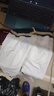 布恩普短裤男夏季新款美式潮流休闲运动五分裤子学生透气薄款宽松篮球裤 白色(主图款） M(105-119斤） 实拍图