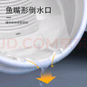 HOUYA可折叠洗衣盆带搓衣板家用洗衣服盆婴儿洗衣盆灰白色【特大号】 实拍图