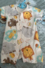 wua.wua婴儿衣服夏季薄款连体衣纯棉新生儿外出爬服宝宝短袖睡衣空调房 满印马戏团（对开按扣） 66cm （适合3-6个月 10-15斤） 实拍图