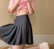 雪茜曼百褶裙女短裙春秋jk制服小裙子学院风高腰防走光半身裙女 实拍图
