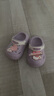 LATE TIME儿童拖鞋夏男童女童1-3岁可爱卡通软底防滑防撞婴幼儿宝宝洞洞鞋 紫色【桃子兔】 15 cm内长【适合约2-2.5岁】 实拍图