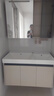惠达奶油风浴室柜组合子母双盆洗手洗漱台HDYYG-J55-Pro-90(奶白色)  实拍图