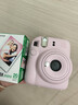 富士（FUJIFILM）立拍立得mini12 mini11/7/9升级款 相纸一次成像相机拍照生日礼物 Mini12 浅樱粉（现货） 官方标配 实拍图