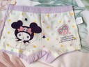 卡通儿童内裤女童秋冬纯棉舒适短裤女宝宝平角裤可爱中大童小孩 裤洛咪- 1条 XL （40-50）斤 实拍图