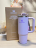 STANLEY保温杯 巨无霸吸管杯保温保冷车载家居办公大容量男女学生水杯子 【热卖TOP3】香兰紫- 887ml 实拍图