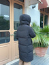 波司登2025新款羽绒服女款中长款90绒商场同款运动休闲外套B250246064DS 黑色|8056 S 160/84A 实拍图