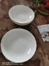 斯凯绨（Sky Top）盘子陶瓷调味小吃碟子浮雕骨瓷纯白家用4.75英寸4件套装水晶系列 实拍图